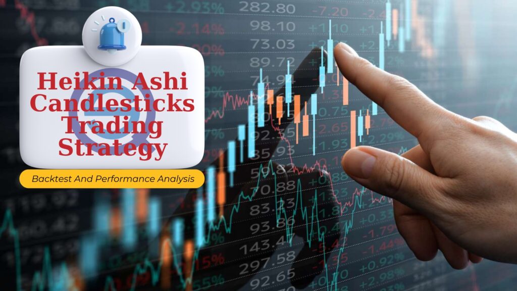 A long-term historical backtest chart for a Heikin Ashi trading strategy spanning from 1965 to 2025.