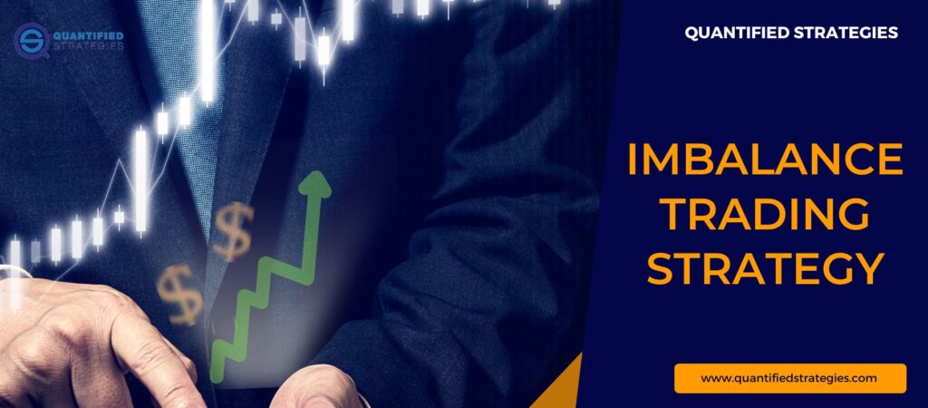 A technical line graph showing the backtest results of an Imbalance trading strategy.