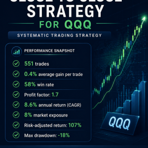 Close to Close trading strategy