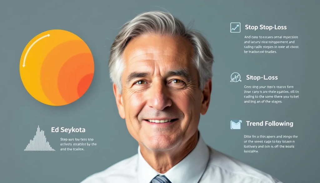 A professional portrait of Ed Seykota against a grey background.