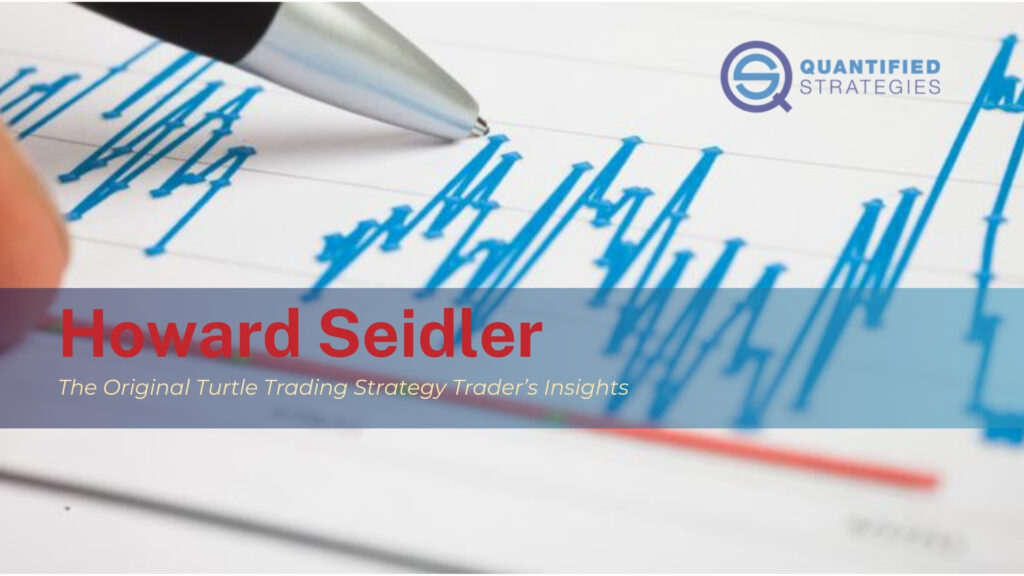 An informational infographic about Howard Seidler, titled "Howard Seidler – Turtle Trader."