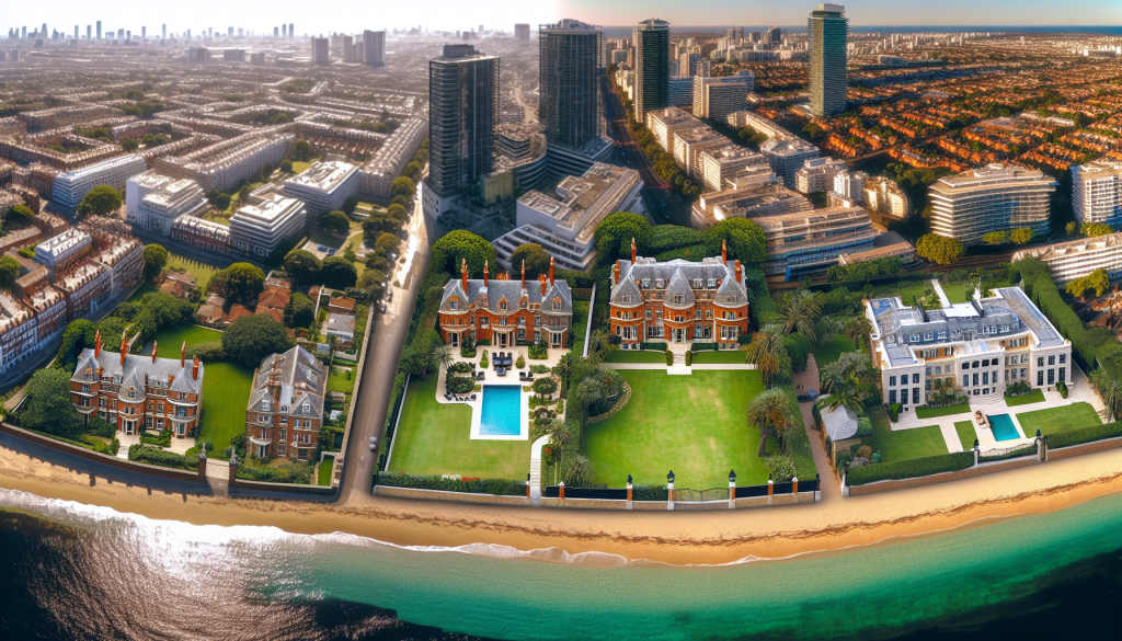 Hedge Fund Manager – Citadel, aerial view of luxury real estate and mega-mansions, Miami and Palm Beach estate investments, philanthropic influence, Quantified Strategies.