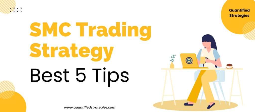 SMC Trading Strategy (Best 5 Tips): A professional banner featuring an artistic fusion of a global map, a golden bull, and digital price action charts, symbolizing institutional market dominance.
