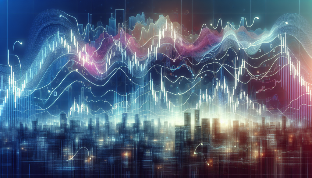 A vibrant digital art piece illustrating the global forex market.