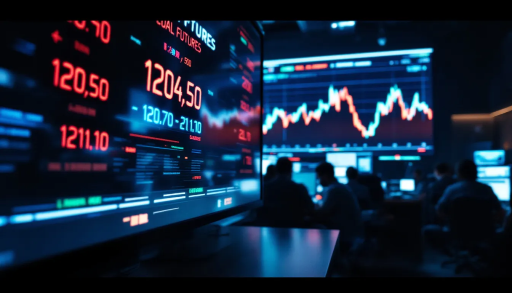 Coal Futures Trading, displays real-time market data and financial trend analysis charts.