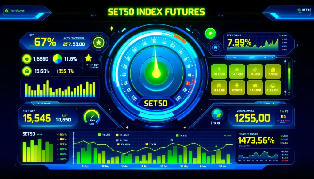 Economic Indicators Influencing SET50 Index Futures, displays key trends affecting market performance.