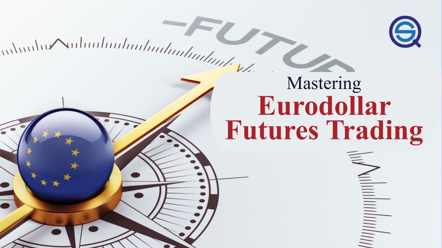 Eurodollar Futures Trading, uses a compass to symbolize navigating financial market trends.