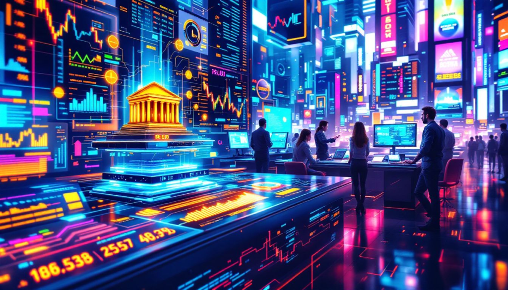 Examples of Breakout Futures Trading, shows a team analyzing live market data.