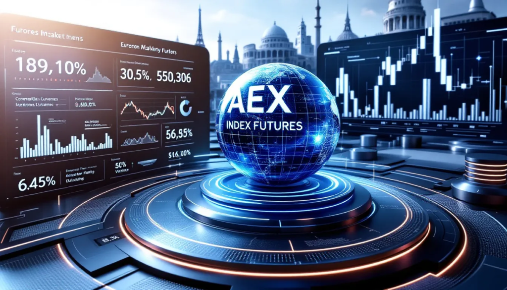 Future Trends in AEX Index Futures Trading, displays global financial market data.