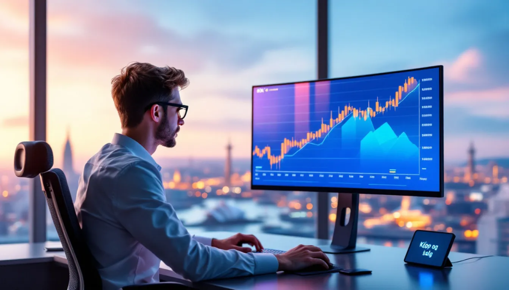 Getting Started with OBX Index Futures, features a trader analyzing market charts.