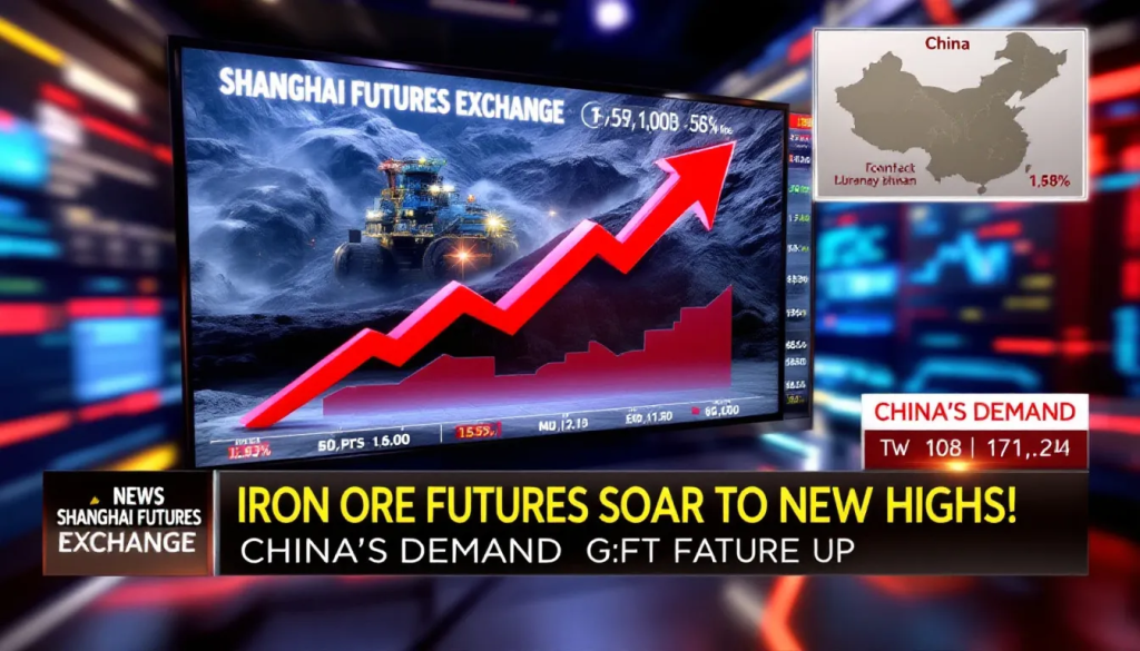 Innovations and Developments in Iron Ore Futures, displays rising market growth trends.