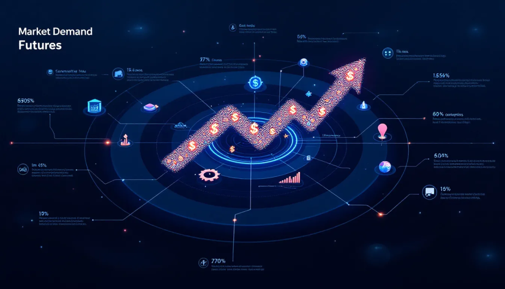 Market Demand and Trends, illustrates financial shifts for popular Japanese futures contracts.
