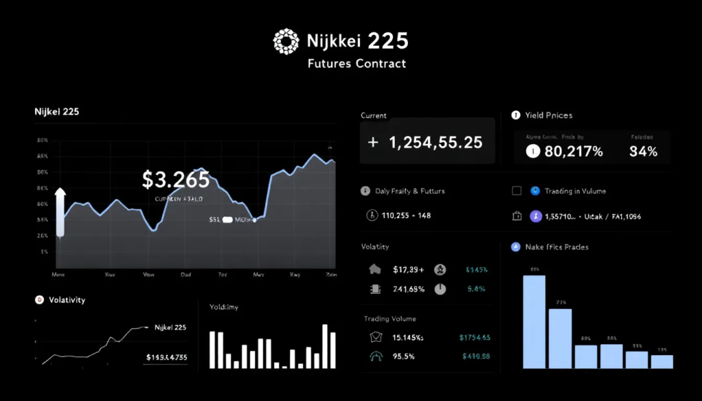 Nikkei 225 Futures, displays detailed market data for Japan’s popular futures contract.