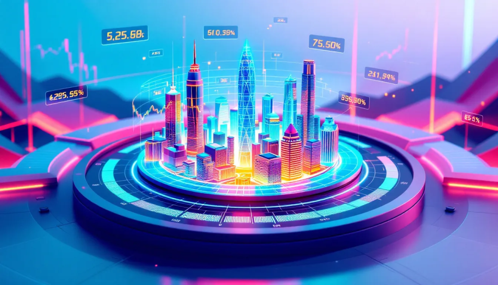 This neon digital graphic provides a comprehensive Overview of HSI Futures market performance data.