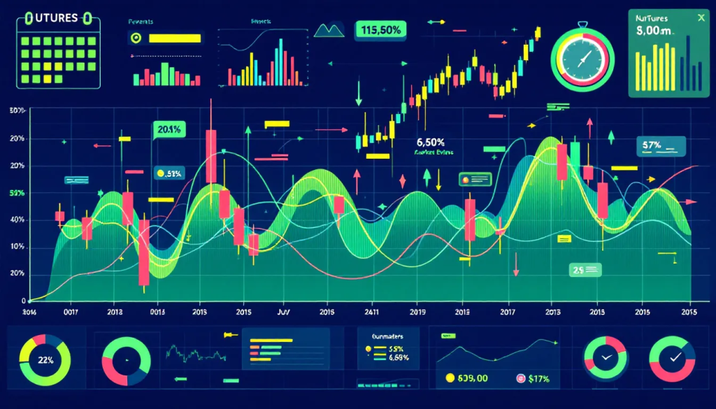 Pricing and Trading Mechanics, displays complex data charts for futures market traders.