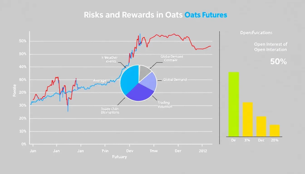 Risks and Rewards of Oats Futures Trading, shows market risk analysis charts.