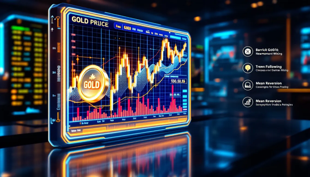 A digital display shows essential Tools and Indicators for Gold Trading market analysis data.