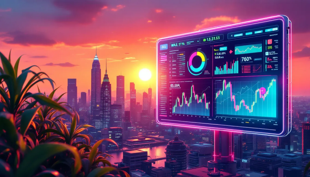 This graphic displays Trading Platforms and Exchanges for Sugar Futures against a sunset cityscape.