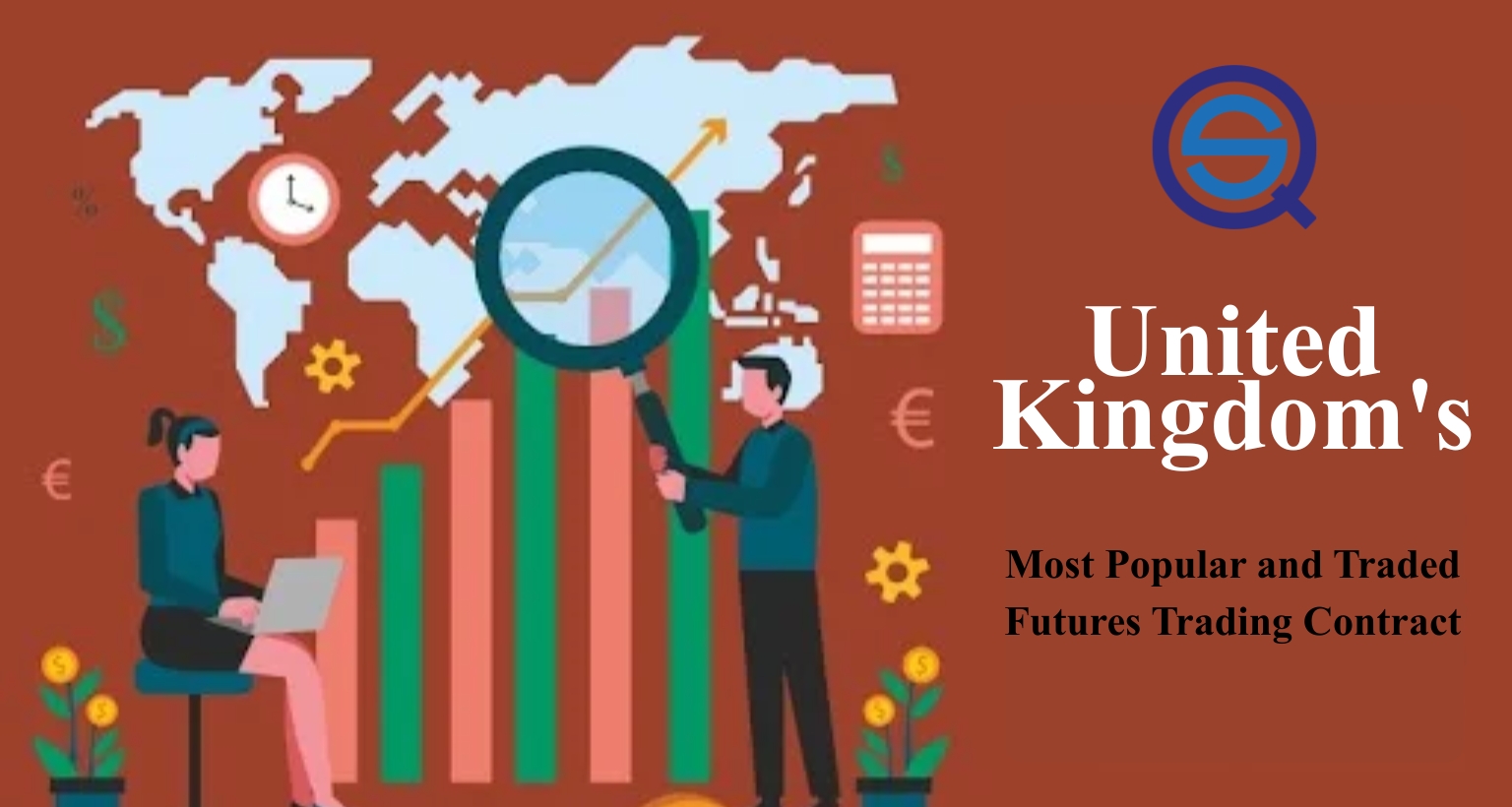 United Kingdom's, shows professionals analyzing financial market trends and trading data.
