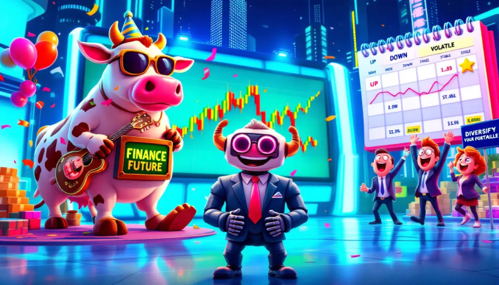 Benefits of Trading Feeder Cattle Futures image shows a celebratory market scene.
