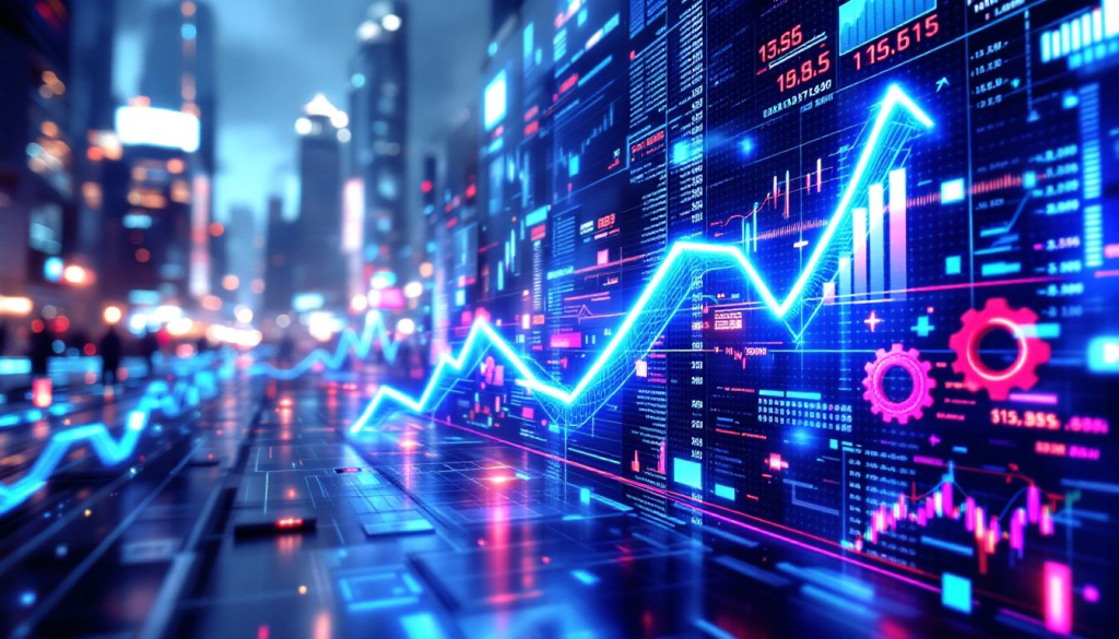 Digital charts display the various benefits of trend following strategies in futures trading markets.