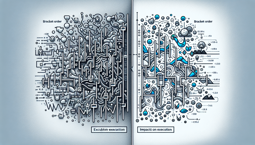A detailed infographic comparing complex financial trading structures and order execution processes.