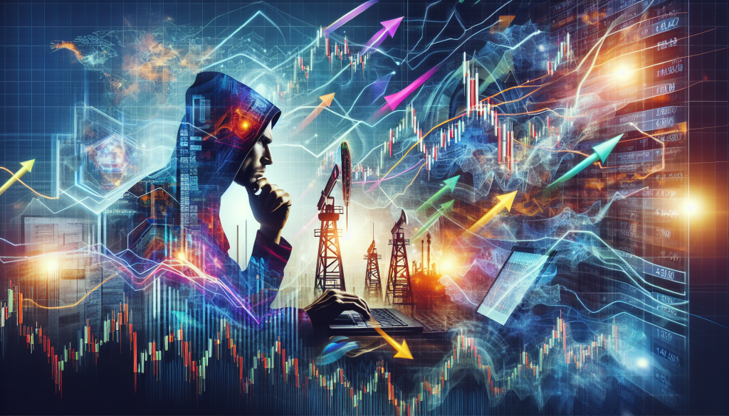 Effective Strategies for Trading WTI Crude Oil Futures, shows a trader analyzing data.