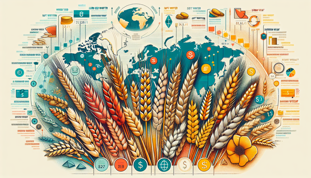 This detailed infographic highlights key data about hard red winter wheat for global trading.