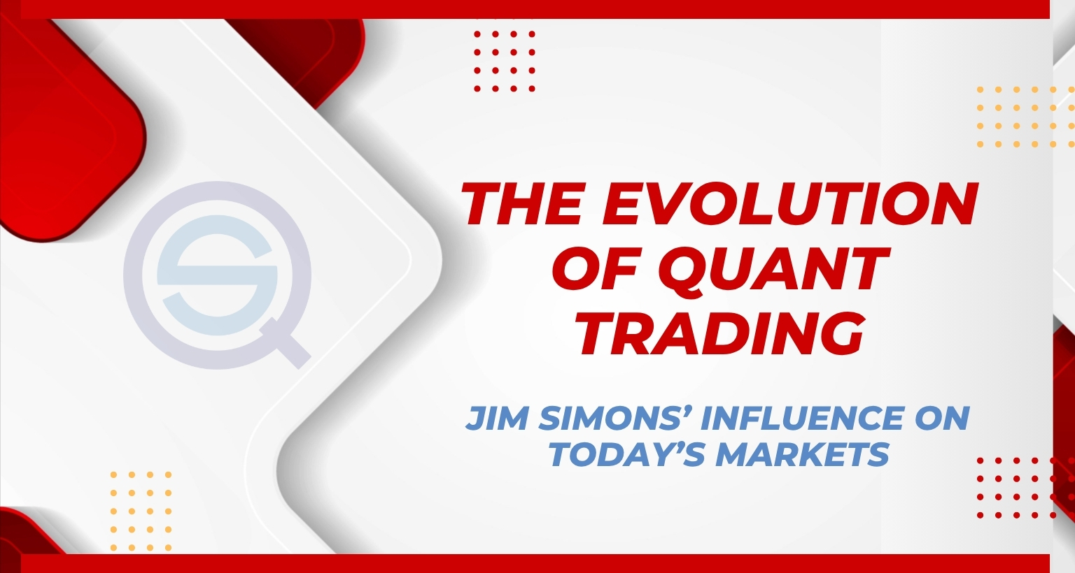 A professional title card displays the main article heading over red and white shapes.