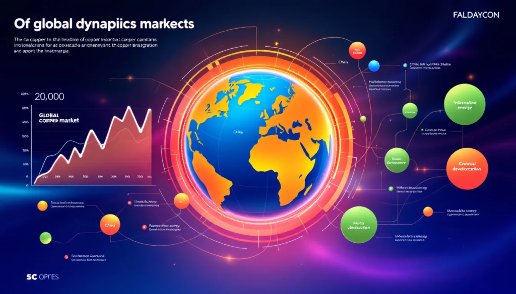 The Market Dynamics Influencing Copper Prices image highlights global factors impacting commodity market trends.