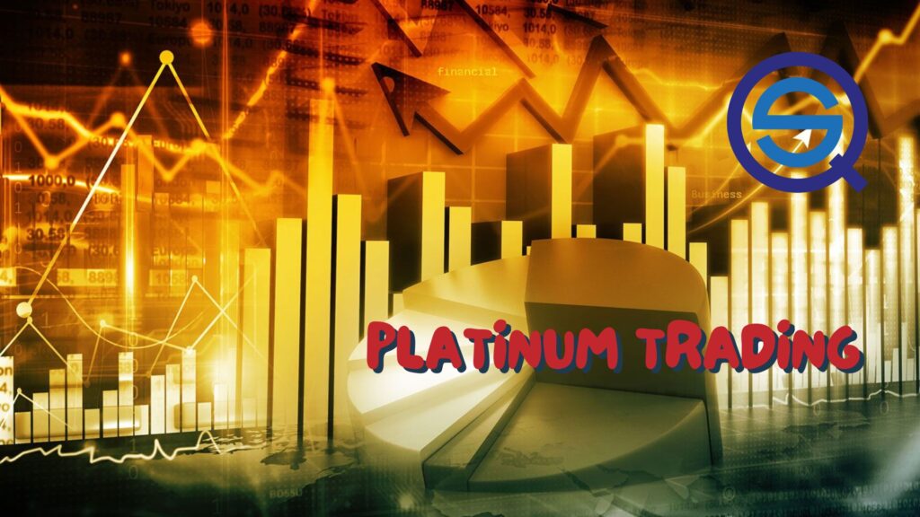 Platinum Trading, features financial charts representing commodity market trends and investment growth.