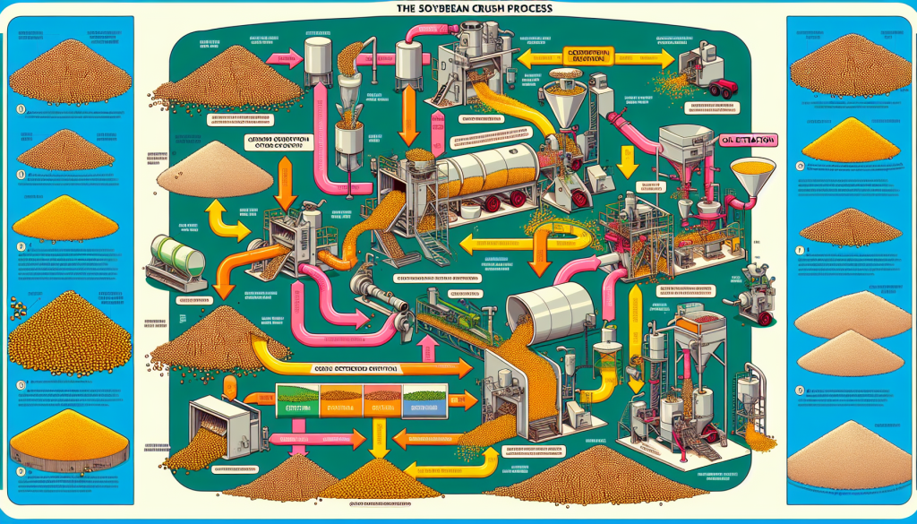 This detailed diagram explains the complex soybean crush process and its impact on trading.