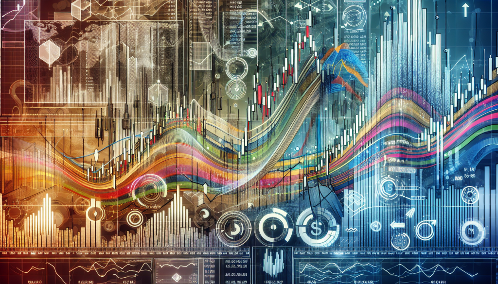 Colorful market charts provide technical analysis to guide successful soybean meal trading decisions today.