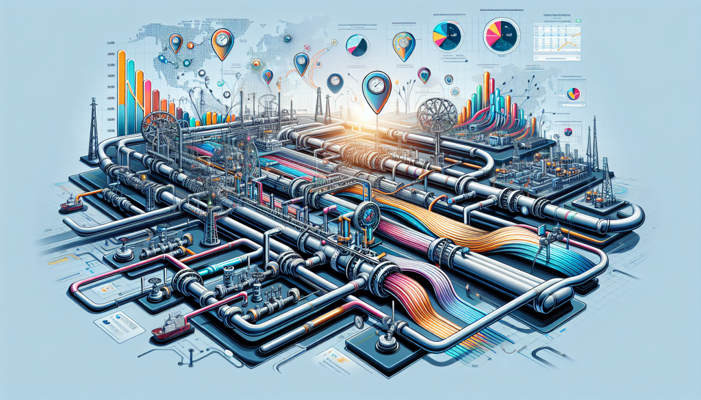 The Benchmark for Natural Gas Pricing, displays complex industrial infrastructure and analytics.