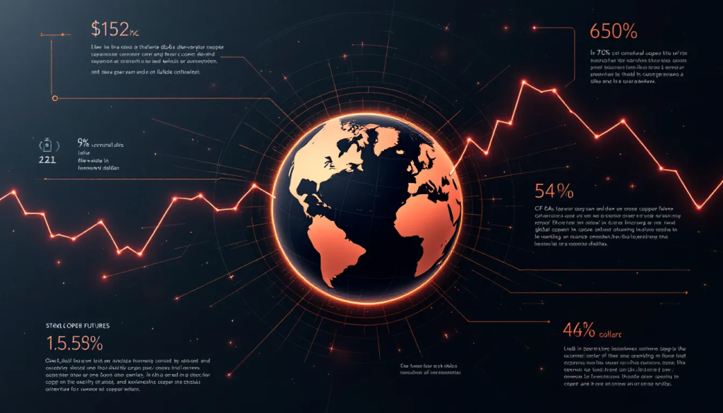 The Trading Strategies for Copper infographic shows global data trends for modern commodity traders.