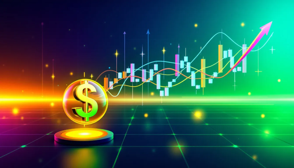 Understanding Brazilian Real Futures, shows a glowing dollar symbol and rising charts.