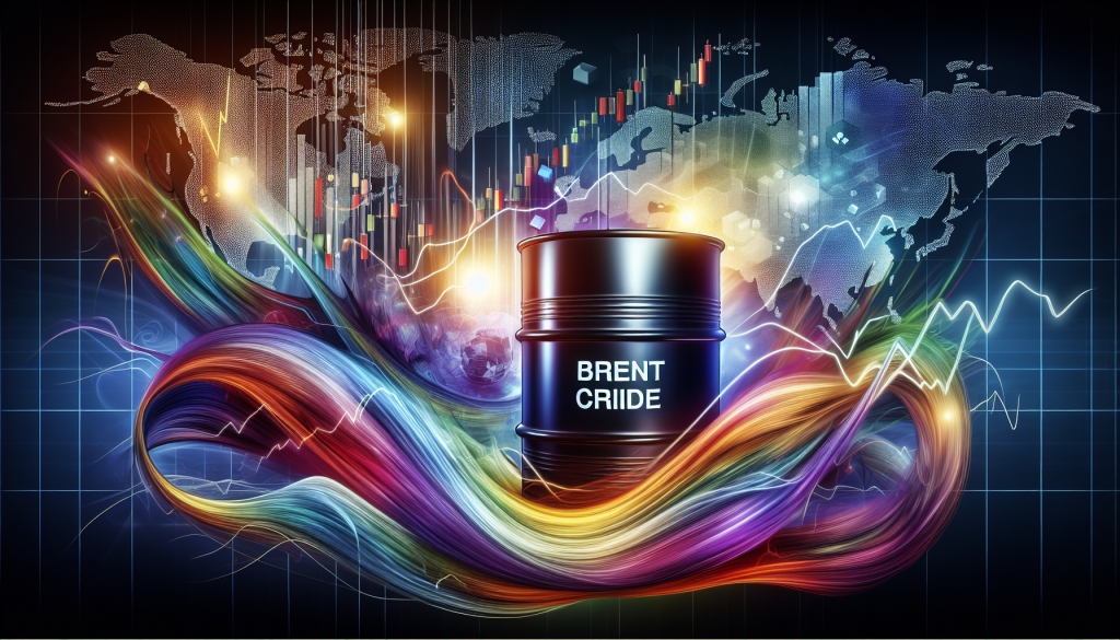 What are Brent Crude Oil Futures, shows abstract financial data and oil.