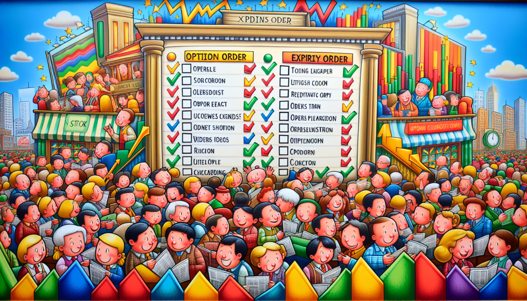 A bustling crowd of people gathers in front of a giant financial list board.