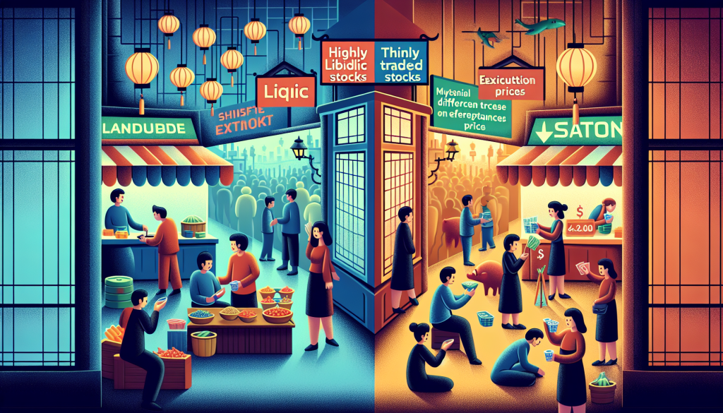 People browse through busy market stalls and shops during a vibrant trading session.