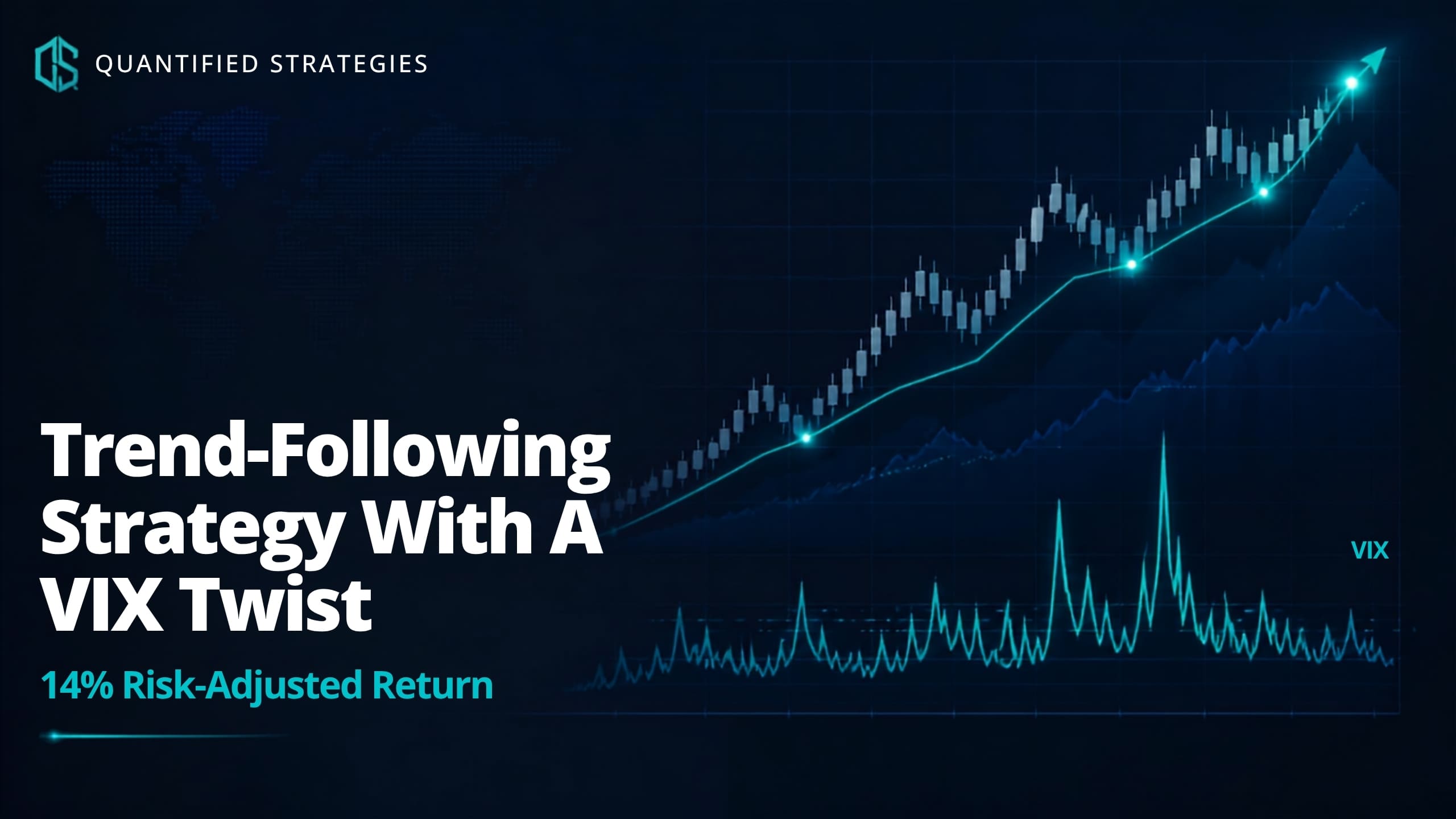 A glowing financial growth chart features an upward trend line and volatility indicators.